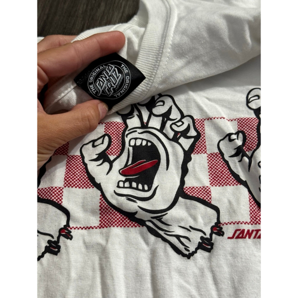 The Original Santa Cruz Screaming Hands Mens Medium, Brand New just Wrinkled - Picture 5 of 7